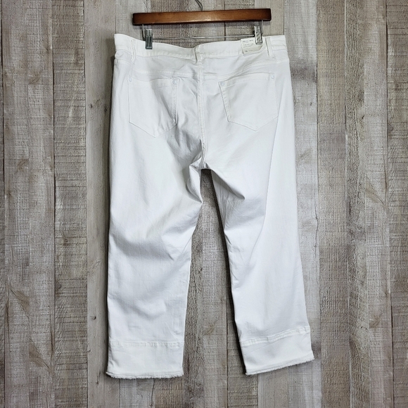 J.Jill White Cropped Pants Size 16 Petite 16P - Picture 5 of 12